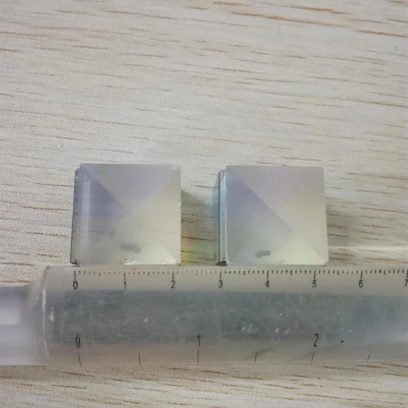 2x2,1x2,15 см Обучающие призмы дефектная крестообразная дихроичная X-кубическая Призма RGB комбинированное декоративное стекло