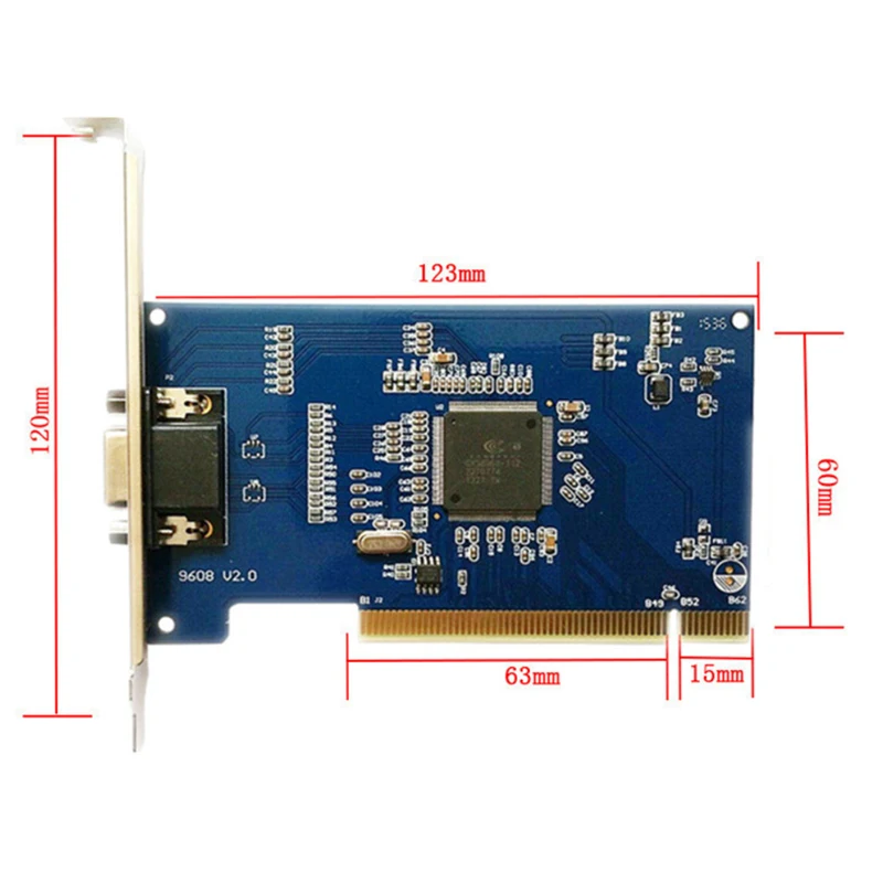 8 канальная камера видеонаблюдения DVR карта для аналоговой камеры PCI захвата