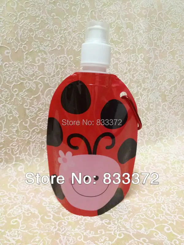 FDA/LFGB одобренная 300 мл модная Горячая пластиковая бутылка для воды(Божья Коровка