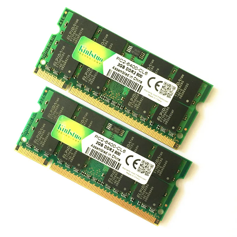 

Kinlstuo DDR2 2GB 800MHz rams ddr2 4gb 667MHz memory 1GB 533MHz full compatibility for ddr2 laptop