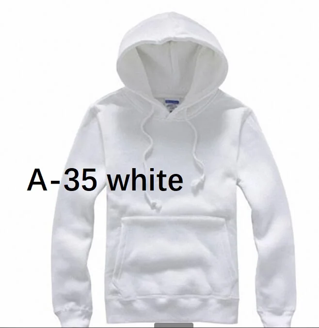 

2019 new solid color pullover cotton sports hoodie
