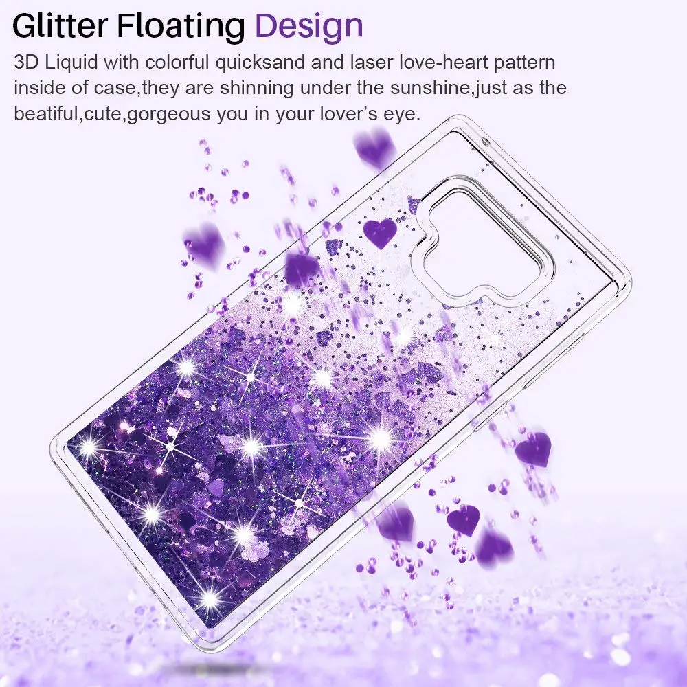 Liquid Glitter Case For Coque Samsung Galaxy Note 9 8 Case Soft Silicone TPU Phone Cases For Samsung Galaxy S9 S8 Plus Note 9 8  (9)