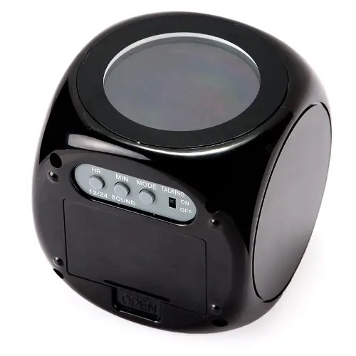 Бутик цифровой ЖК-дисплей голосовой говорящий Светодиодный проекционный будильник темп-станция