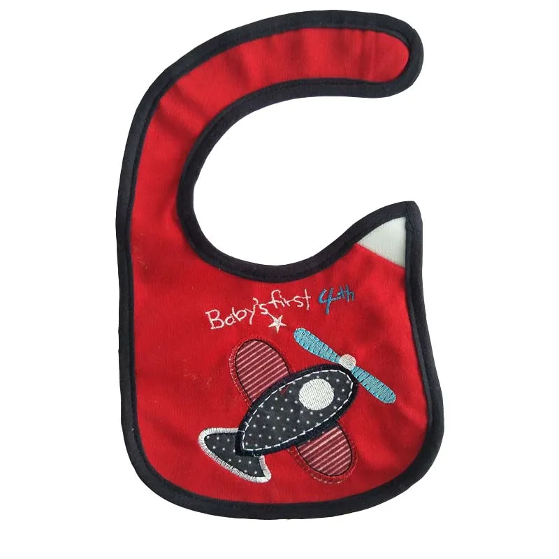 Baby Bibs Cute Cartoon Pattern Toddler Baby Waterproof Saliva Towel Cotton Fit 0-3 MOld Infant Burp Cloths Feeding Baby Stuff