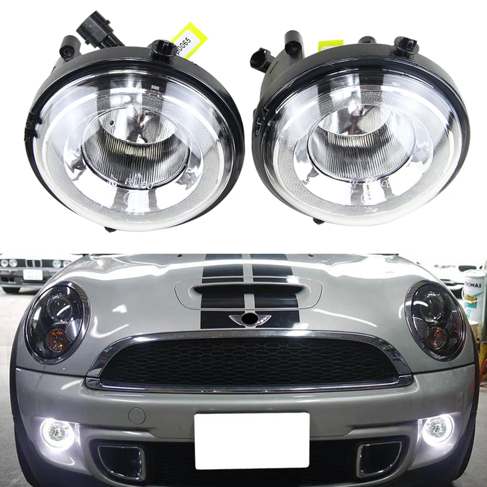 

2PCS LED Fog Lamp w/DRL Daytime Running Light For Mini Cooper R55 R56 R57 R58 R59 R60 Countryman R61 Paceman Bumper Driving Lamp