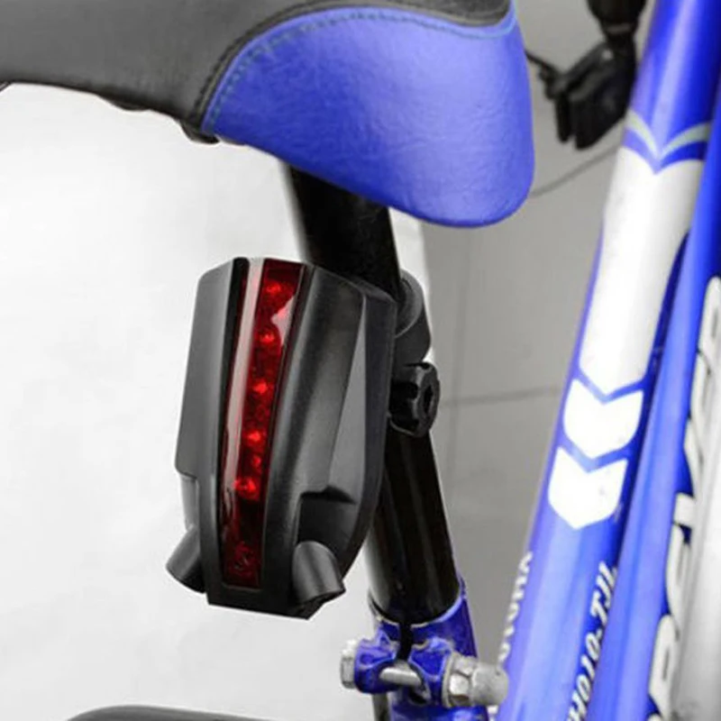 Top Charging / battery MTB light creative practical bicycle sporting goods laser road projection safety warning LED bike tail light 9