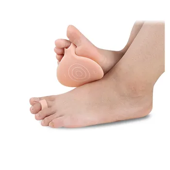 価格 つま先サポートパッドゲルシリコーンインソール矯正インソールシリコーン前足パッド
