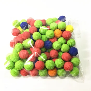 

Colored and Yellow Bullet Ball 100pcs Balls for Zeus Apollo Refill Toys 2.2cm EVA Ball Soft Bullet Electric Manual Universal Toy