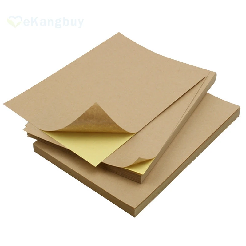 A4 Self adhesive Kraft Paper Sticker Label Print Paper on Aliexpress