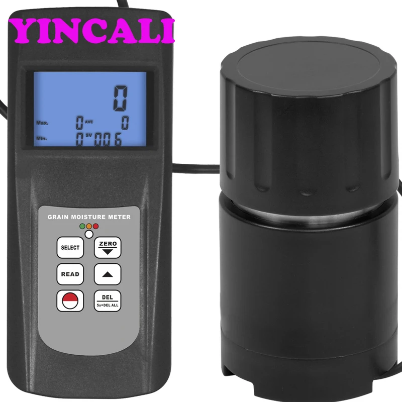 

Cup Type Grain Moisture Meter MC-7828G LED Indicator Tester 36 Kinds Grain Corn Seed Paddy Whole Peas Coffee Sesame Wheat Tester