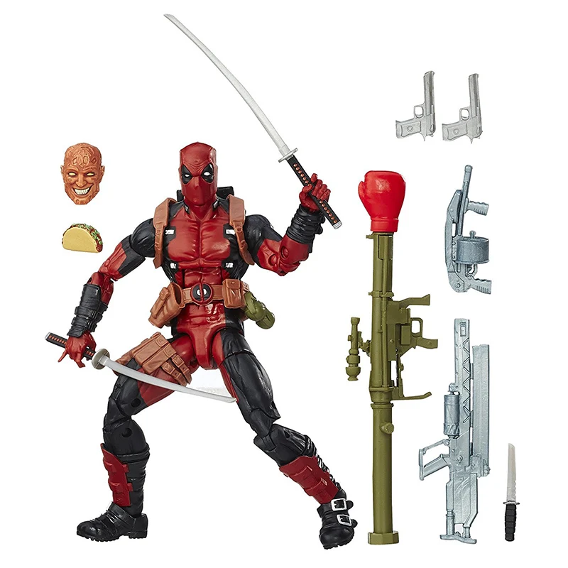 

Deadpool Marvel Legends 20 Joints Movable Deadpool Action Figure Set Hot Toy for Children Vinyl Collectible Decompression Toys