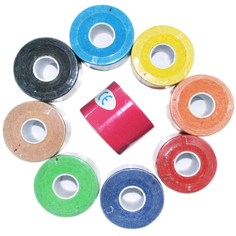 

3PCS Roll 5cm x 5m Sports Muscle Stickers Tape Cotton Medical glue Elastic Adhesive Muscle Bandage Strain Injury Support