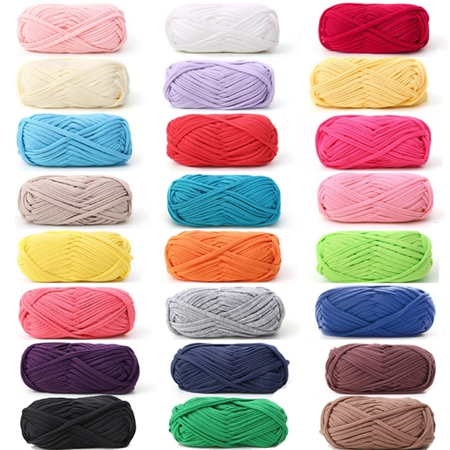100g Woven Thread Cotton Cloth Wool Yarn Hand Knitting Yarn Crocheted ...