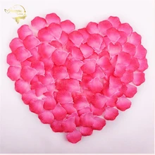1500 шт./лот Свадебные аксессуары Искусственные лепестки цветы лепестки роз для свадьбы и украшение для вечеринки в день рождения 16 Цвета для выбрать