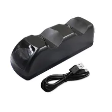 Двойной USB зарядное устройство зарядная док-станция Подставка держатель для PS4 контроллер Джойстик для Playstation 4 PS4