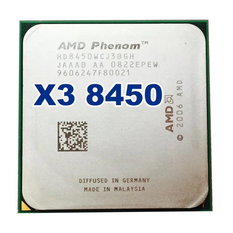 Процессор AMD Phenom II X3 8450 cpu 2,1G Socket AM2 AM2+ 940pin трехъядерный/2 MB L3 кэш б/у