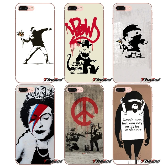 coque iphone 6 bansky