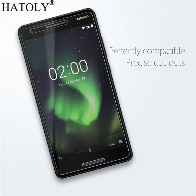 

2PCS Tempered Glass for Nokia 2.1 Ultra-thin Screen Protector for Nokia 2.1 Film for Nokia 2.1 2018 Glass TA-1080 TA-1092 HATOLY