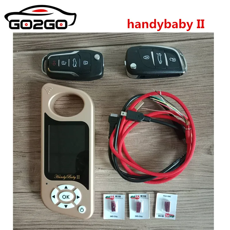 

JMD Handy Baby II Auto Key Tool for 4D/46/48/G Chips Programmer Handy Baby 2 English/Spanish Language in stock