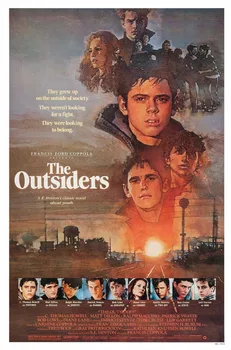 

THE OUTSIDERS (1983) SILK POSTER Decorative Wall painting 24x36inch