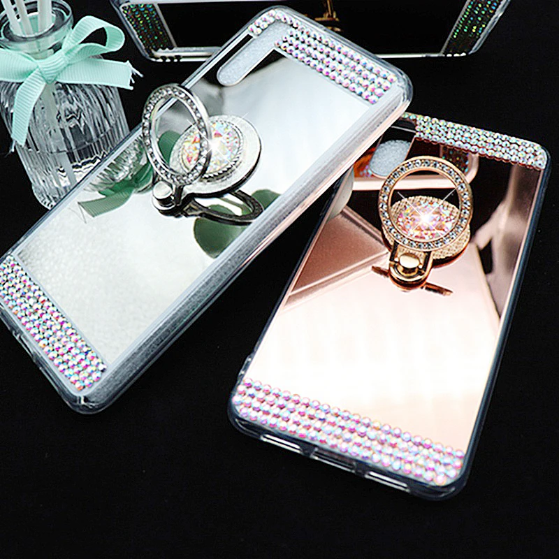 

For Funda Huawei P20 Pro Diamond Mirror Silicone Case for Huawei P20 Lite P10 P9 P8 Nova 2s Honor 8 10 Coque for Huawei P Smart