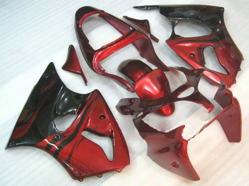 

Motorcycle Fairing kit for KAWASAKI Ninja ZX6R 00 01 02 ZX6R 636 2000 2001 2002 Fashion red black Fairings set +7 gifts SL20