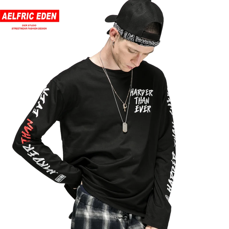 Aelfric Eden футболка с длинным рукавом мужская 3d принтом в стиле хип хоп