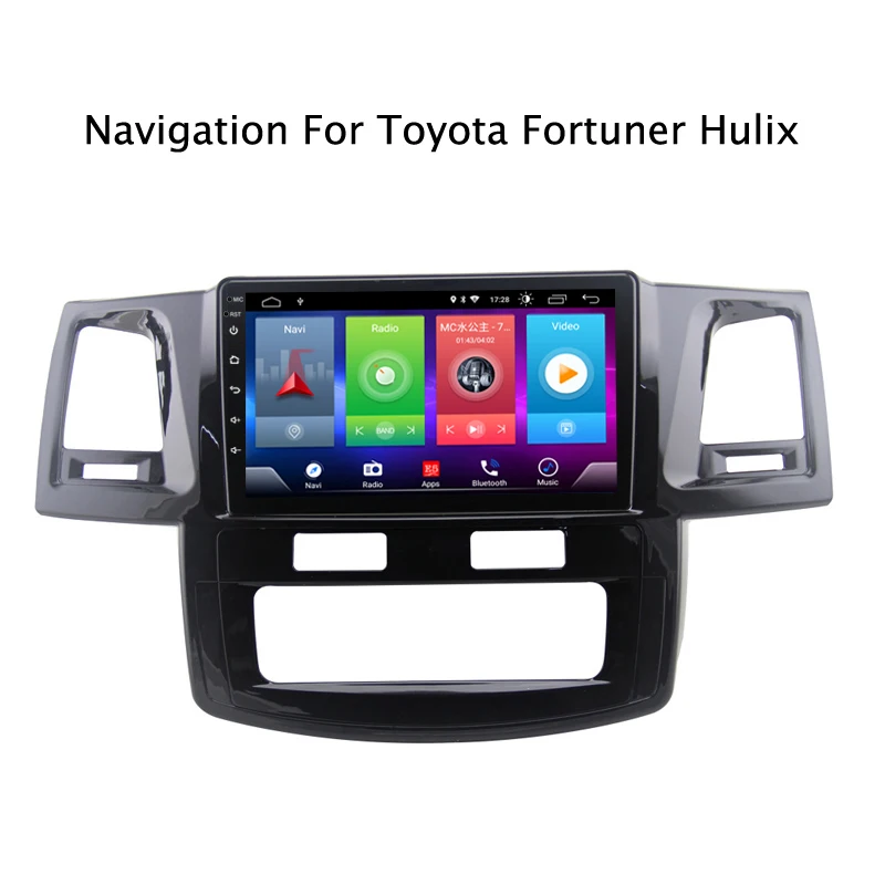 Clearance Car Android 8.1 Multimedia Player for Toyota hilux fortuner 2013 GPS Navigation Device bluetooth steering wheel control support 0