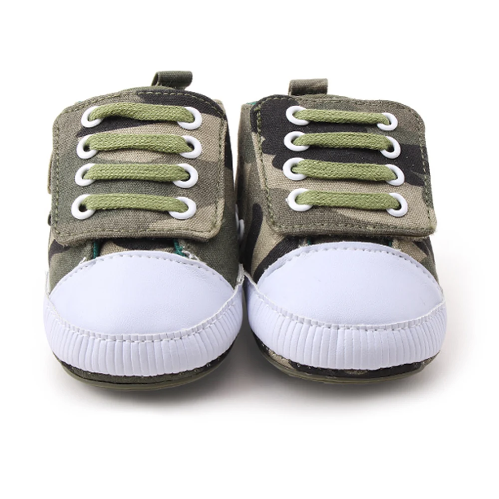 Парусиновая обувь для мальчика на резиновой подошве для новорожденных 0-12 месяцев, для малышей, на шнуровке, для первых ходунков, синий цвет, парусиновая Милая Детская мода, обувь