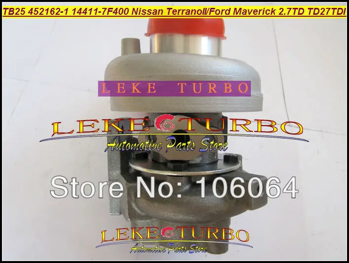 TB25 452162-0001 452162-5001S 452162-0007 14411-7F400 452162 Турбокомпрессор 《 NISSAN Terrano II 1993-07 для Ford Maverick TD27TDI 2.7L