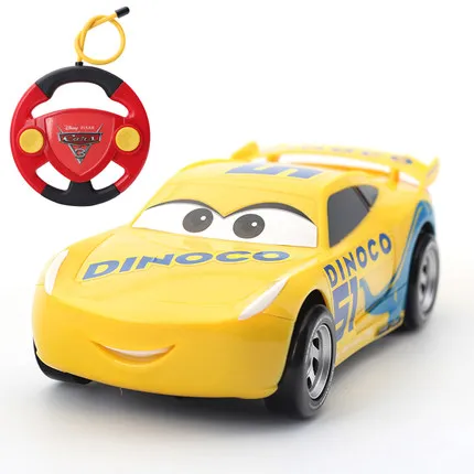 Disney Pixar Cars 3 2 Ligtning Mcqueen Джексон dinoco Крус пульт дистанционного управления RC Автомобили Модель для детей дети бренд игрушки
