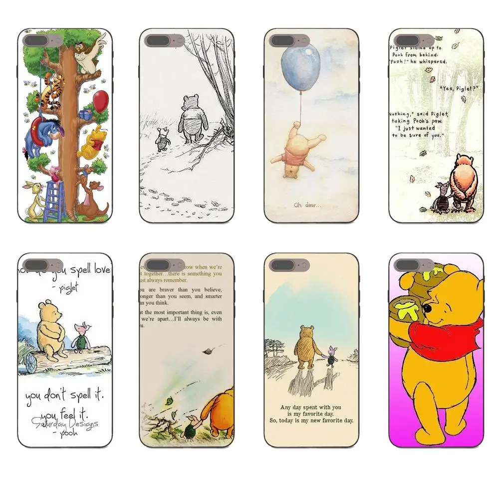 

Poohs Venice Bear I Love Being With You TPU Shell For Huawei Honor 6A 7A 7X 8A 8C 8X Mate 9 10 20 P8 P10 P20 P30 Lite Pro 2018