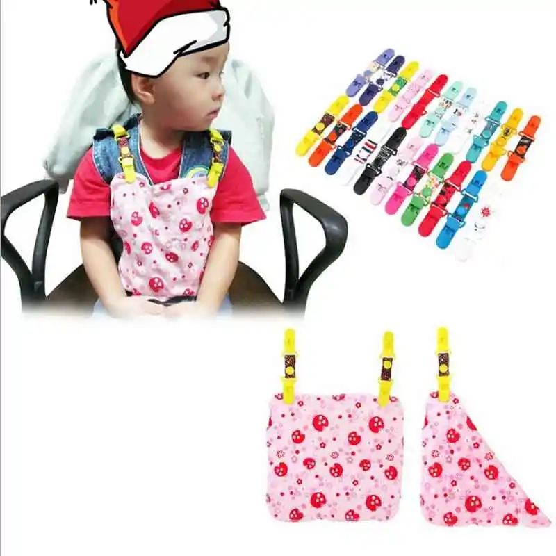 

2018 New Pram Accessories Multifunctional Anti-clip Cartoon Double Anti-clip Baby Stroller Accessories baby time KN1001