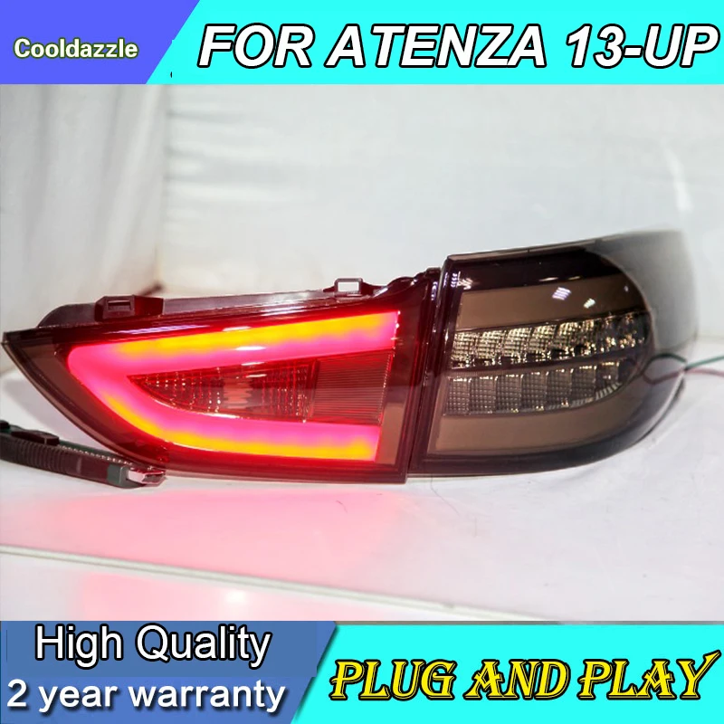 Для Mazda 6 Atenza хвост светильник s светодиодный задний фонарь парковка светильник Фары заднего хода 2013 год