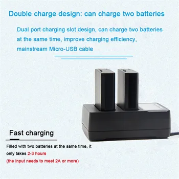 

LCD Display USB Camera Battery Dual Charger for Canon LP-E10 EOS 1100D 1200D
