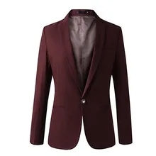 Мужская куртка мужской модный Повседневный Блейзер однотонного цвета мужской деловой официальный офисный костюм куртка бальное Вечернее платье поддержка на заказ