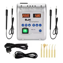 Электрическая машинка для вырезания ножей+ Двойная ручка+ 6 восковых наконечников для стоматологической лаборатории