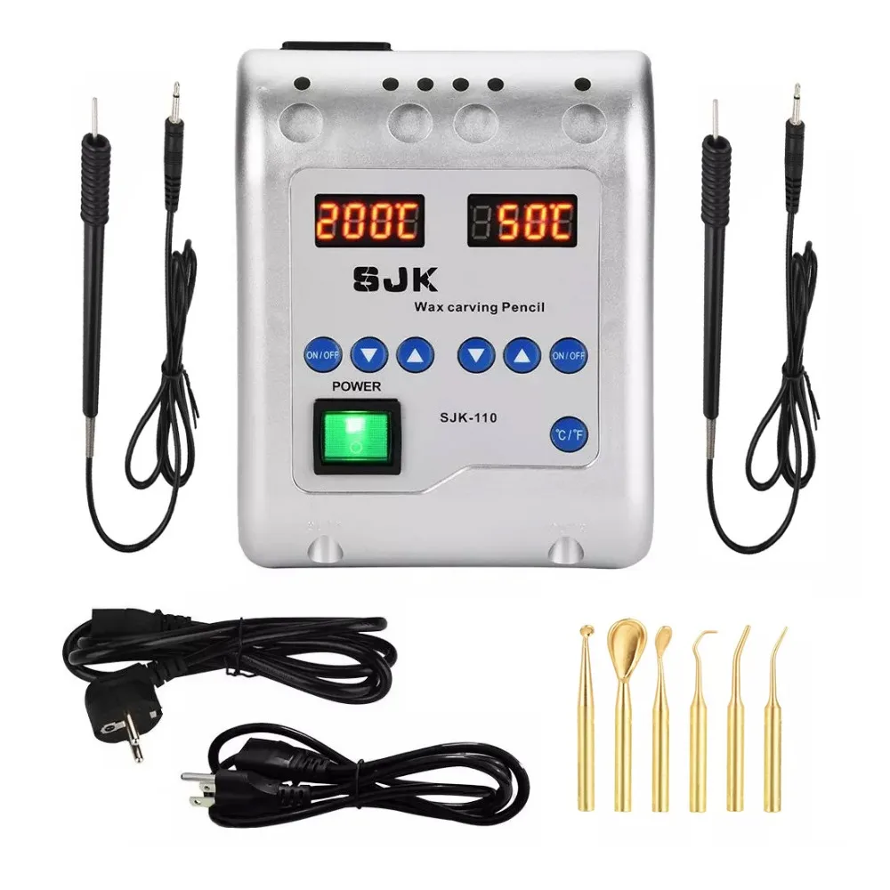 

Electric Waxer Carving knife Machine + Double Pen + 6 Wax Tip for Dental Lab