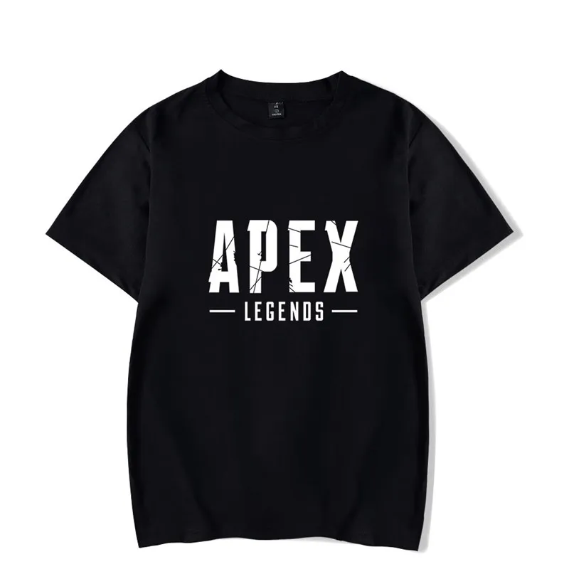Мужская повседневная Однотонная рубашка с коротким рукавом Apex Legends, 3D печать, повседневная мужская и женская футболка с коротким рукавом
