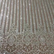 Высокое качество SYJ-492 нигерийский вышивки чистая кружева с блестками в африканском стиле тюль сетка кружевной ткани