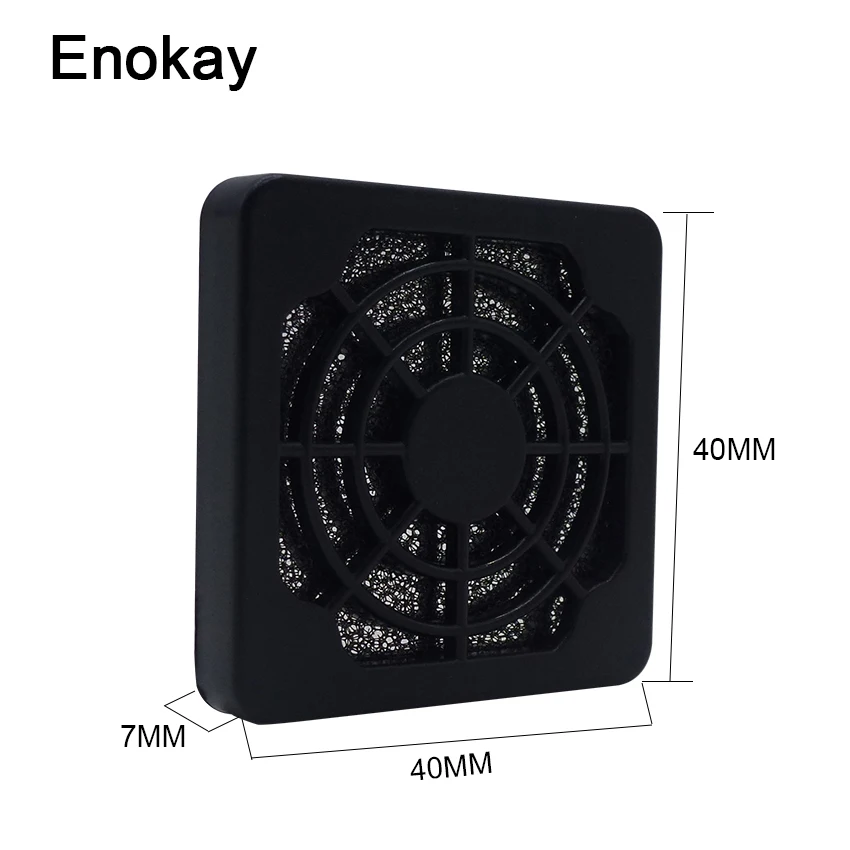 

Wholesale 10 Pieces Guard Black Plastic Dustproof Dust Filterable 40mm PC Cooler Computer Fan Filter Cover