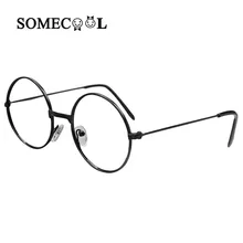 SomeCool, дизайнерская новинка, детские металлические оправы для очков, для мальчиков и девочек, модельная круглая оправа для очков без линз