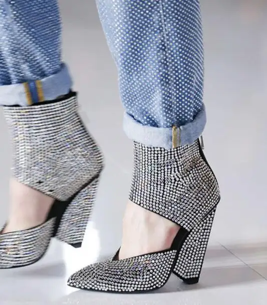 Laufsteg Stiefel Damen Pumpen Picture Transparente Keil Schuhe 2019 Heels Spike Spitz Volle As Sommer Sandalen Frauen as Kristall Picture ROnCqw7n