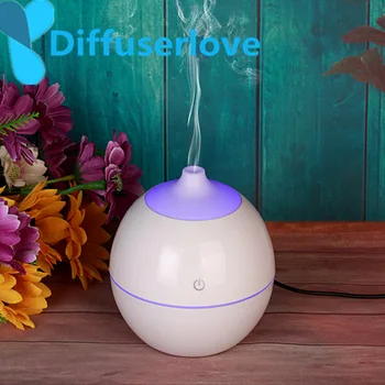

Diffuserlove USB mini Humidifier 130ml Aromatherapy Essential Oil Diffuser Ultrasonic Aroma Mist Make With 7 Color LED Light