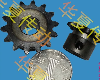 

Diameter:27mm 25H /45steel-12Teeths precision small chain wheel --Pitch: 6.35MM- hole d:6mm