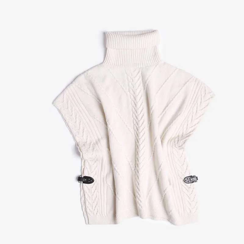 2018 Autumn new arrrrival high-end light luxurious wool blend shawl cloak loose coat woman knitting temperament sweater 187031