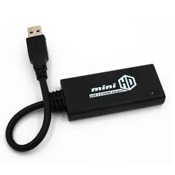 

USB to HDMI Converter Converts a USB into HDMI with Video and Spreads or doubles desktop Yatek YK-601B