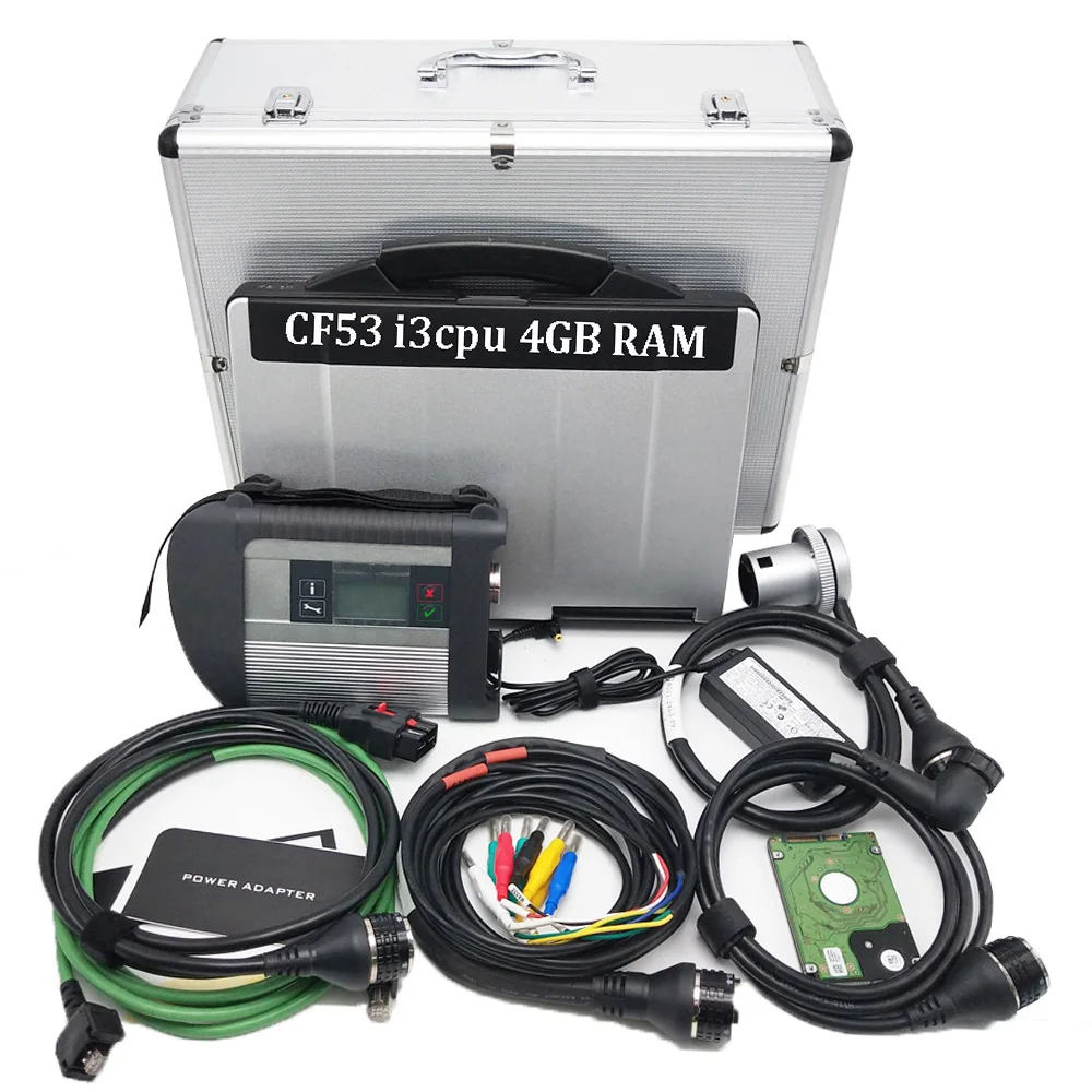 

Best Diagnostic Laptop CF53 MB Star C4 Wifi Car Diagnostic Tool with V2019.07 Software Get Storage Case