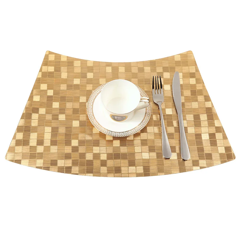 Mosaic Soft glass placemats Hotel restaurant table mat pvc tablecloths