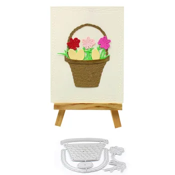 

KSCRAFT Flower Basket Metal Cutting Dies Stencils for DIY Scrapbooking/photo album Decorative Embossing DIY Paper Cards